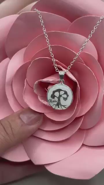 Collier Bhodia arbre de vie au lait maternel