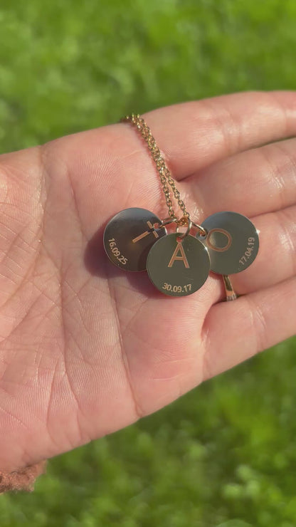 Collier personnalisé rond