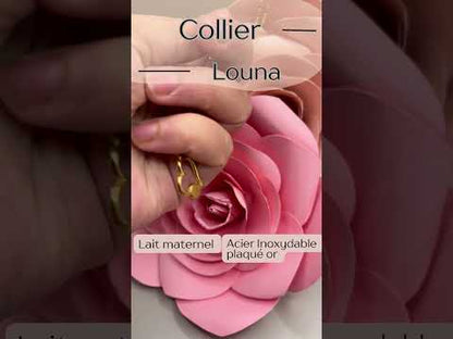 Collier Louna en Forme de Cœur en acier inoxydable