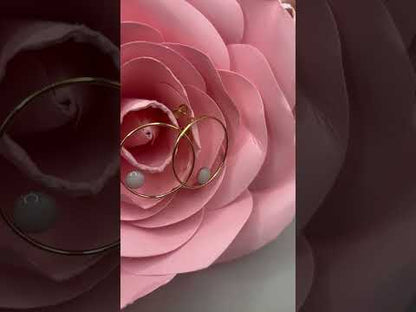 Boucles d’oreilles Flavia bijou lait maternel Mon Bijou Lacté