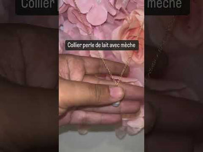 Collier perle de lait