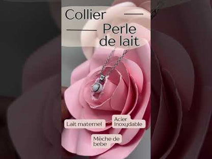 Collier perle de lait